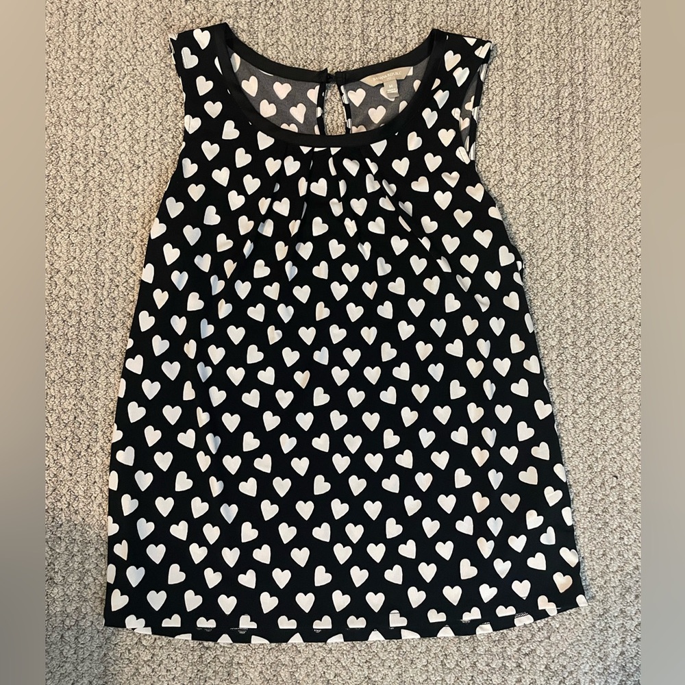 💎 Banana Republic Heart Print Tank